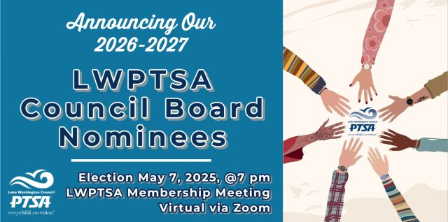 LWPTSA Council Announces Nominees for 2026-2027 Board of Directors